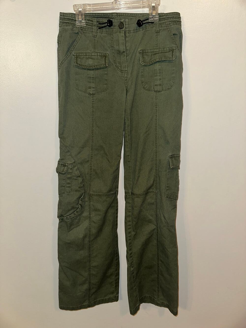 Brandy Melville Olive Green Utility Cargo Pants Straight Leg